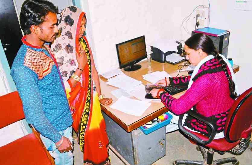 patrika महिला ने एसपी से लगाई गुहार : साहब! मेरे परिजन मुझे पति से अलग करना चाहते हैं