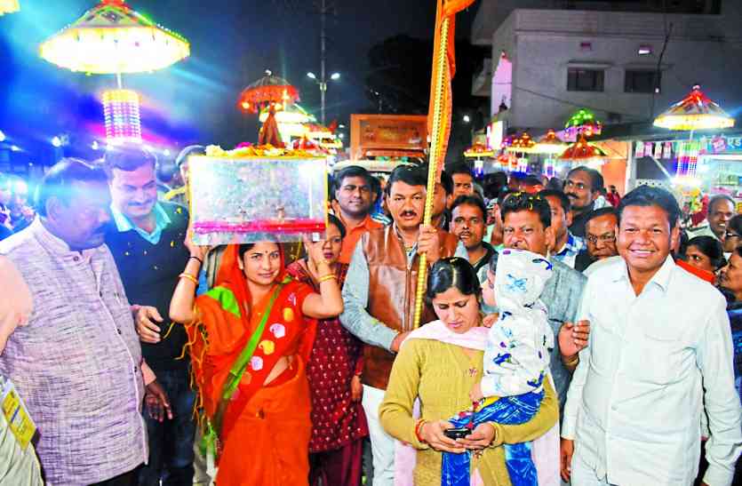 ekatm yatra in chhinwara सामाजिक समरसता का संदेश लेकर पहुंची एकात्म यात्रा