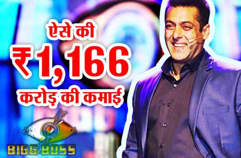 salman बिग बॉस सीजन 11 से सलमान ने कमाएं 1166 करोड़ रुपए, जानिए कैसे