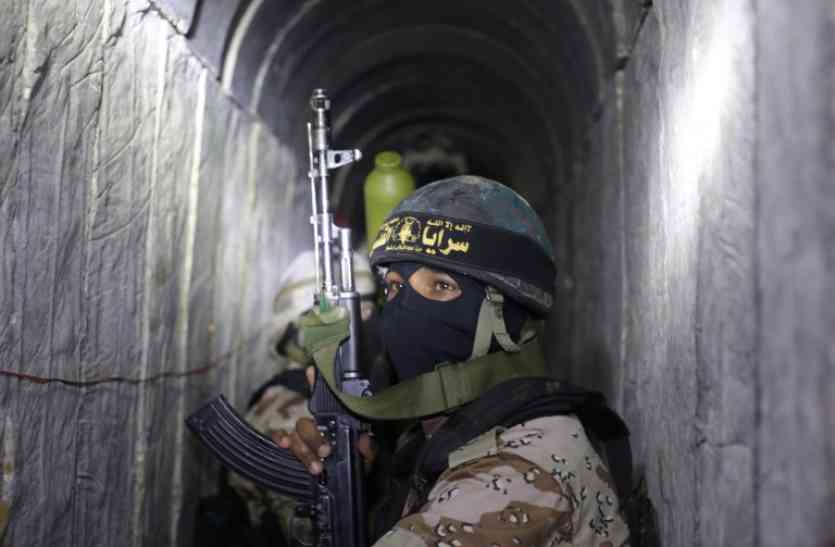 israel destroys tunnel from gaza intended for attacks तीन महीने में तीसरी बार, इजरायल ने की हमास सुरंग को ध्वस्त करने की कार्रवाई