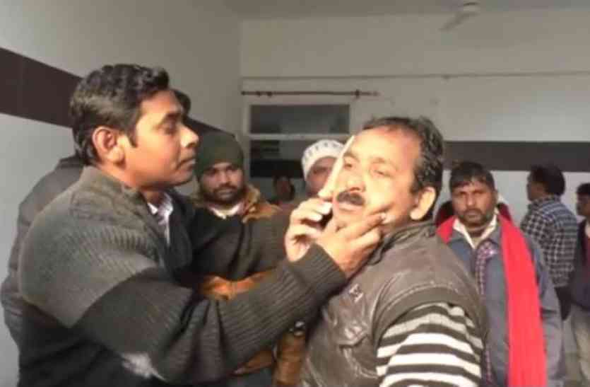 Kannauj news,kannauj crime, शिक्षा में खेल का पर्दाफाश करने में जुटे पत्रकार पर हमला, हालत गंभीर