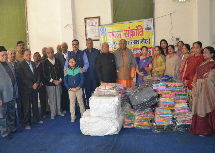 Makar Sankranti 2018 Donation festival in agra