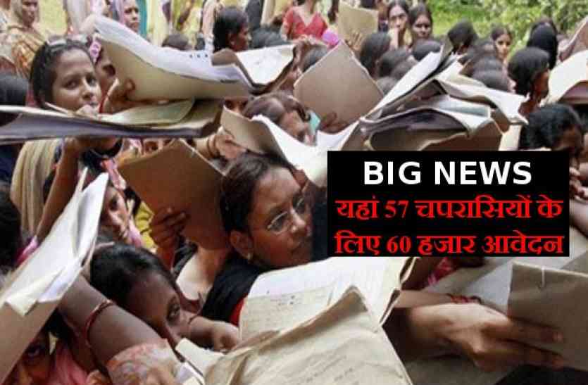 Applications बड़ी खबर: एक कोर्ट में चपरासी पद को लेकर मारामारी, 60 हजार आवेदन पहुंचने से हड़कंप