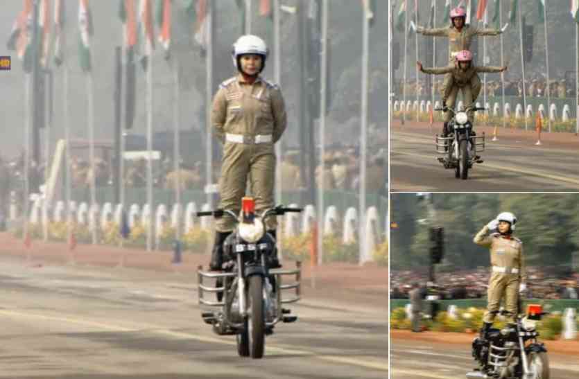 BSF Republic Day 2018 : राजपथ पर नारी शक्ति ने दिखाया पराक्रम, दंग रह गए 10 आसियान देश