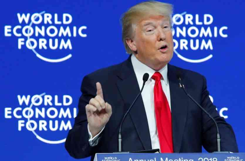 trump in davos दावोस में मोदी के बाद ट्रंप का आतंकवाद पर कड़ा प्रहार, कहा- ISIS के खात्मे के लिए काम चल रहा है