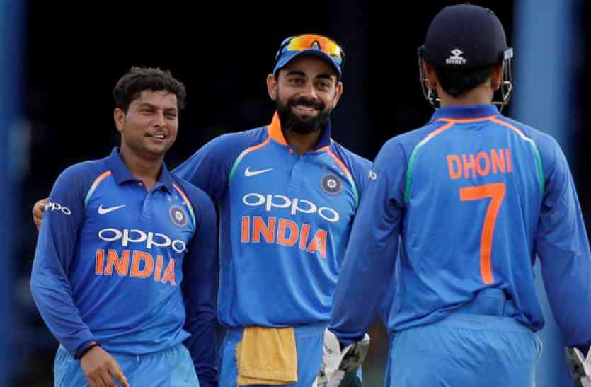 Virat Kohli,Indian spinner,Indian cricket team,Indian cricketer,MS Dhoni,ODI series,Kuldeep Yadav, इस भारतीय दिग्गज को दिया कुलदीप ने अपनी सफलता का श्रेय