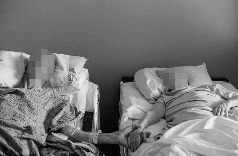 At 12 o'clock the husband died, after seeing the body, the wife's sense of relapse,wife gets life after 15 minutes of her husband death,love story,The Other Love Story,Love Story,Bhind Love Story,true love story,real love story,real love story of 9= years old cuplle,real love story of old couple,real love story of old man,true love story of old couple,Jabalpur, Unique Story of Love: पति की मौत के 15 मिनिट बाद ही पत्नी ने त्यागे प्राण