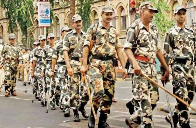 Para militry जाट आरक्षण आंदोलनकारी हुए आक्रामक तो सरकार हुई सतर्क