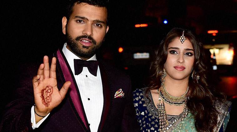 Rohit Gifted His Man Of The Match Trophy To Wife Ritika ...