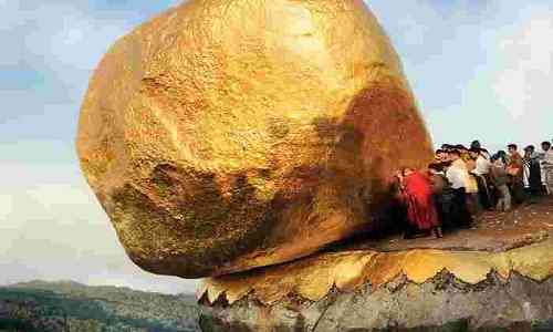 Golden rock