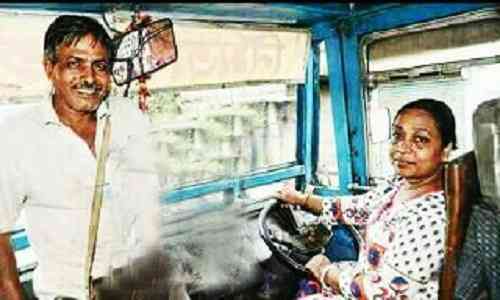 Pratima with husband