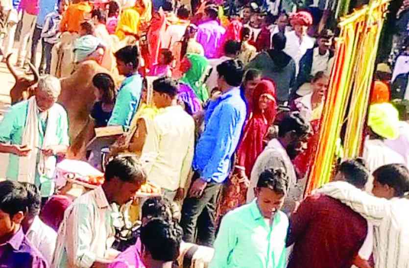 patrika शिवरात्रि महोत्सव में उमड़ी भक्तों की भीड़,श्रद्धालुओं ने किया शिव का अभिषेक