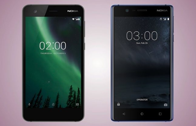 Nokia 2 and Nokia 3