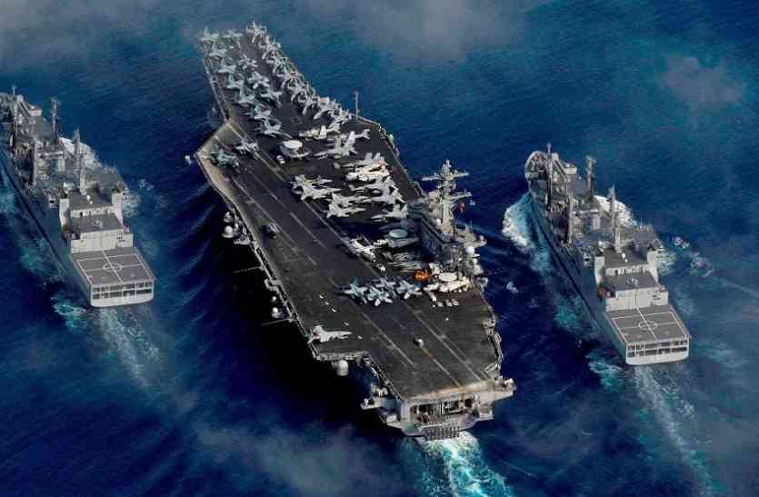 naval exercise भारत ने समुद्र में शुरू किया नौसैनिक अभ्यास, 17 देशों के युद्धपोत ले रहे हिस्सा