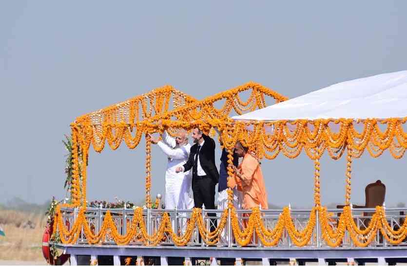 बनारस में पहली बार किसी विदेशी राष्ट्राध्यक्ष का हुआ इतना भव्य स्वागत
