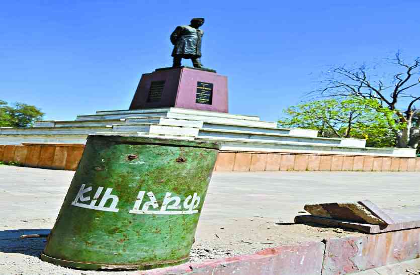 Jaipur News शहर के बड़े पार्कों में से एक, रामनिवास बाग की बदहाल तस्वीर