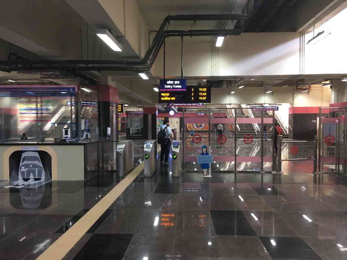 pink line