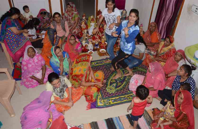 Gangaur festival शहर में गणगौर पर्व की धूम, घर-घर हो रहा गणगौर पूजन