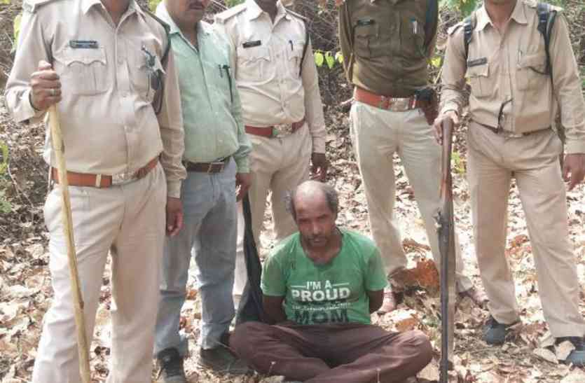Victim to put the race and holding शिकार करने लगाई दौड़ और पकड़े गए