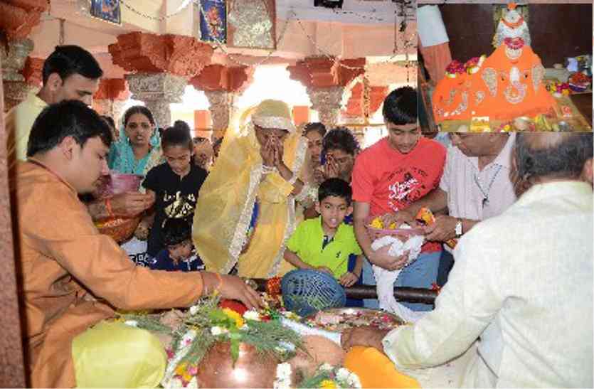 patrika video : चैत्र में लगता है इस मंदिर में मेला, मन्नत के लिए दीवार पर बनाते हैं उल्टा सातिया