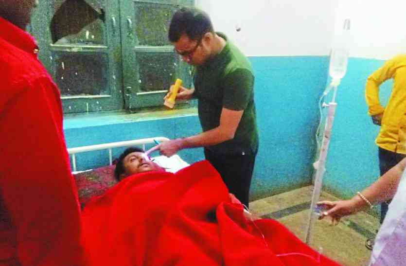 patrika ट्रैफिक पुलिस से परेशान वाहन चालक ने खाया जहर