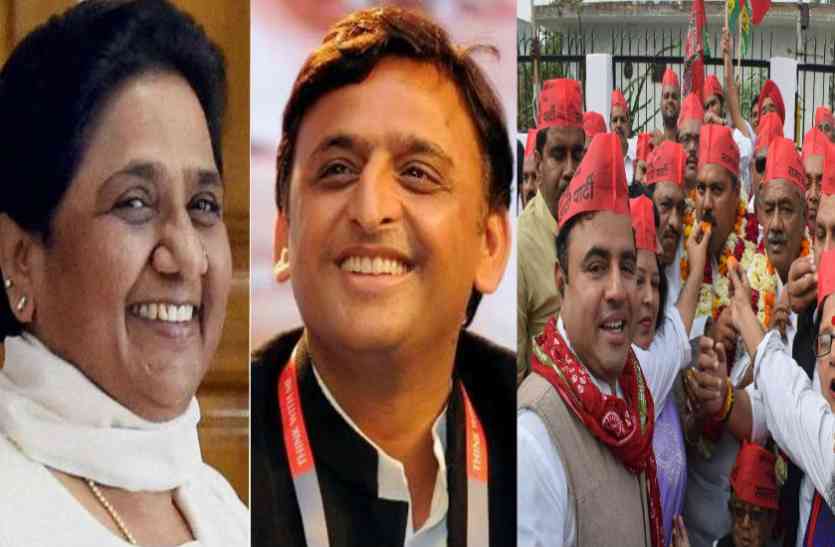 by election #by election result : गोरखपुर-फूलपुर उपचुनाव जीत पर लगे बुआ-भतीजे जिंदाबाद के नारे, नरेश अग्रवाल को बताया पनौती