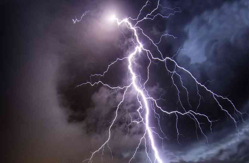 thunderstorm स्थानीय मौसम तंत्र सक्रिय पश्चिम में अंधड़— बौछारें गिरने का अनुमान