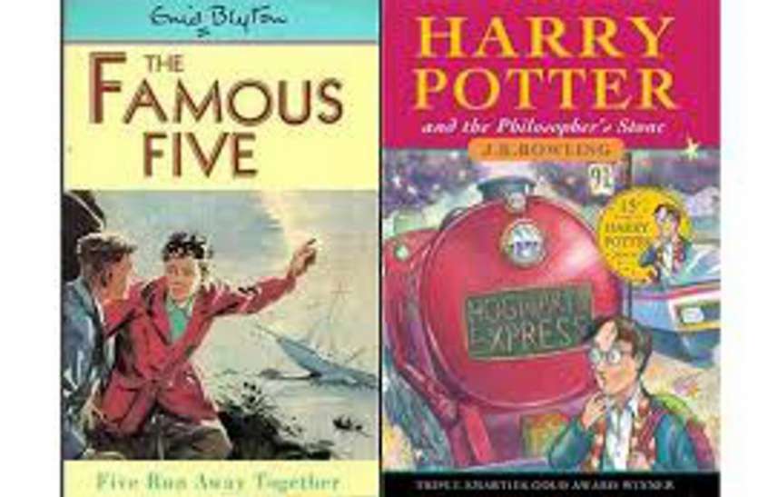 Harry Potter And The Cursed Child And Famous Five Series International Children S Book Day ह र प टर और फ मस फ इव स र ज न बच च म जग य य इ टर स ट वरन Patrika News