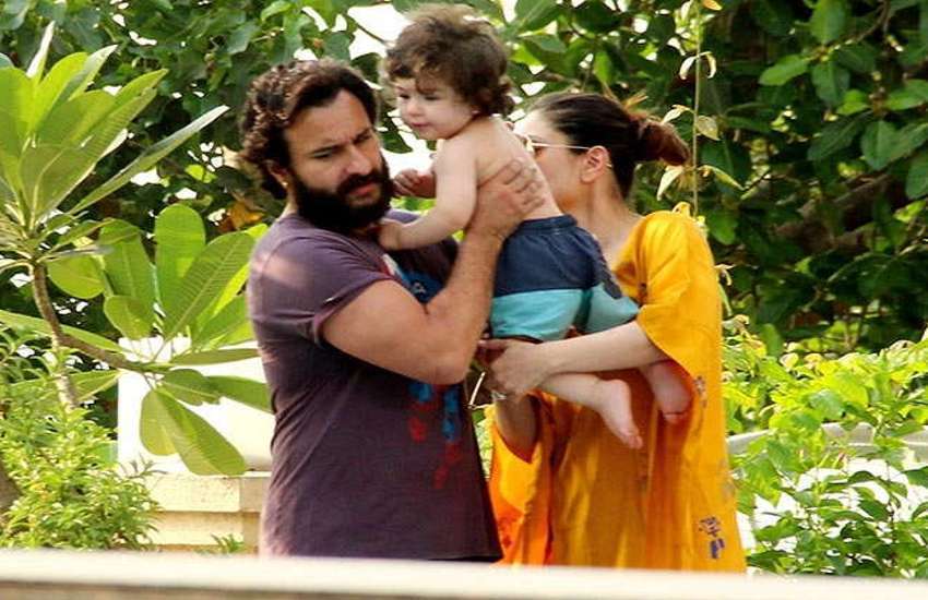 Image result for taimur in pool