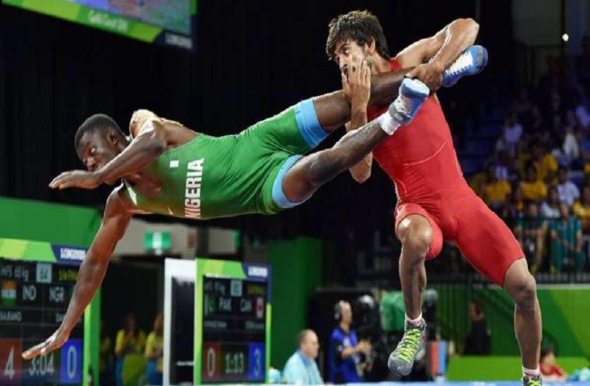 Bajrang Punia wins Gold medal in men's 65 kg freestyle wrestling CWG 2018 : बजरंग ने रजत को स्वर्ण में किया तब्दील, भारत के लिए जीता 17वां गोल्ड मैडल