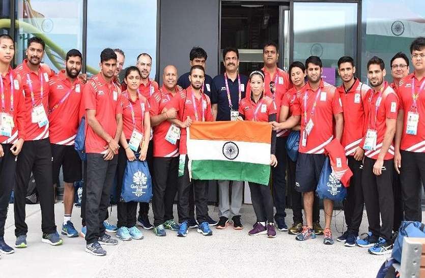today Indian boxers won 3 gold and 3 silvers medals in CWG games CWG 2018 : भारतीय मुक्केबाजों का शानदार प्रदर्शन, जीते 3 स्वर्ण और 3 रजत