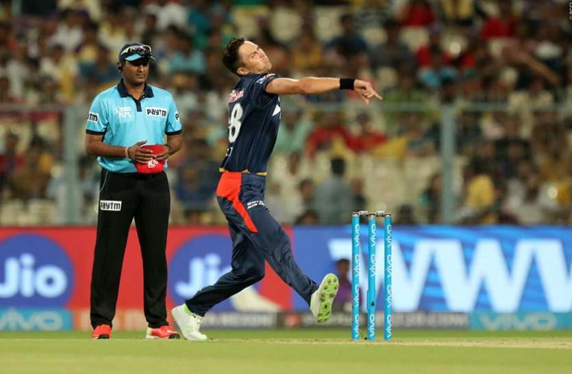 boult IPL 2018: 13वें मैच में आया इस सीजन का पहला मेडन ओवर, ट्रेंट बोल्ट ने की घातक गेंदबाजी
