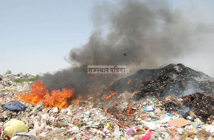 Fire in Pali dumping yard Fire in Pali dumping yard