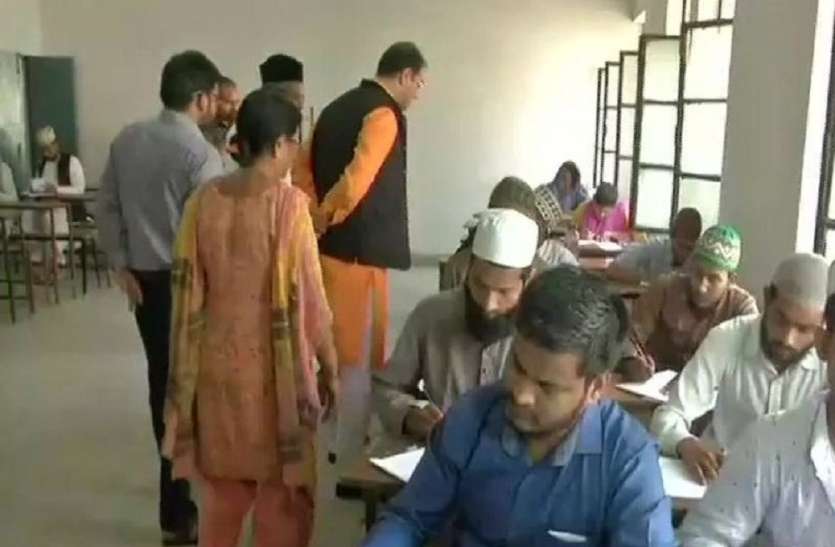 lucknow news लखनऊ मदरसे में मोहसिन रजा को अचानक देख अध्यापकों और विद्यार्थियों में मचा हड़कंप