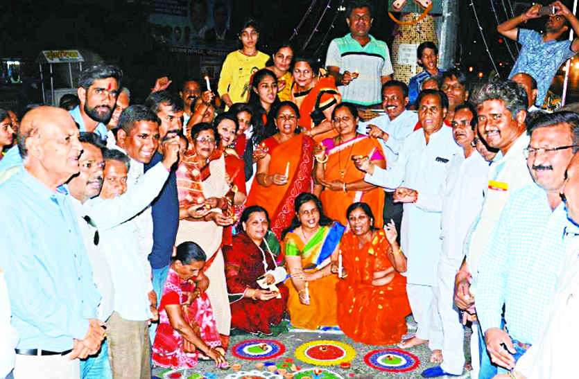 bhilwara, bhilwara news, 1008 lamp lit lamp in bhilwara, Latest news in bhilwara, Bhilwara News in hindi, Hindi News in bhilwara, Latest hindi news in bhilwara 1008 दीप प्रज्जवलित कर दीपदान