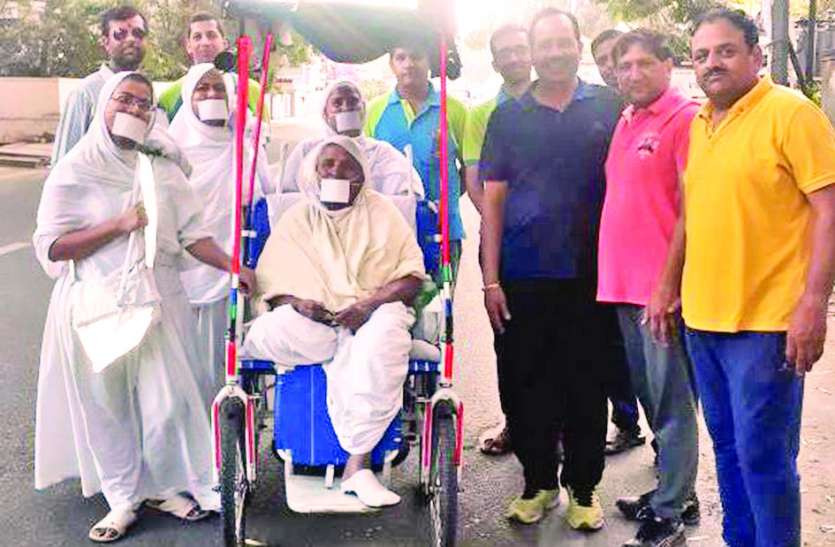 jainism गणेशबाग पहुंचीं साध्वी वीरकांता