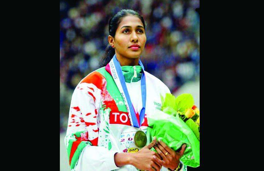 anju bobby george first athletics medal winner anju bobby george first athletics medal winner
