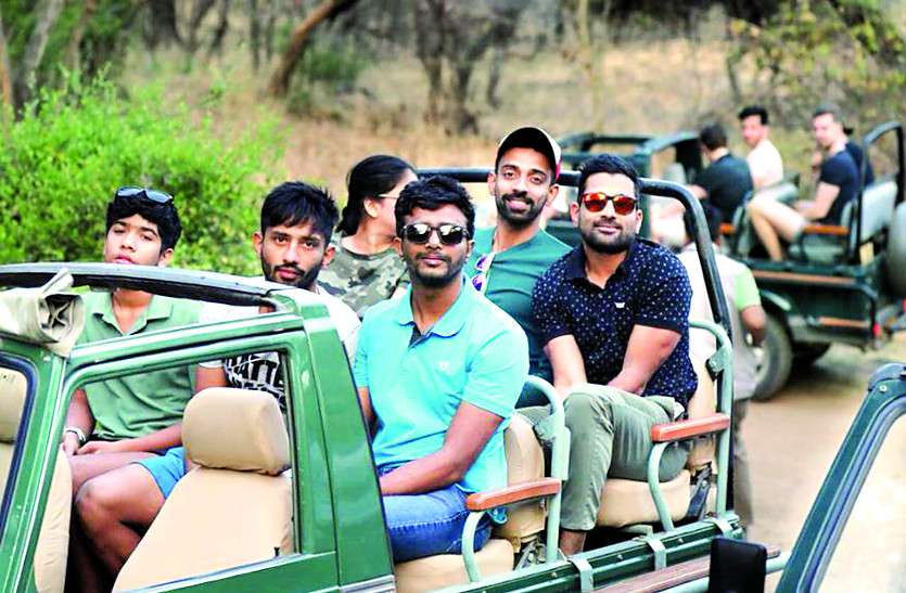 Jaipur राजस्थान रॉयल्स की रणथम्भौर में टाइगर सफारी