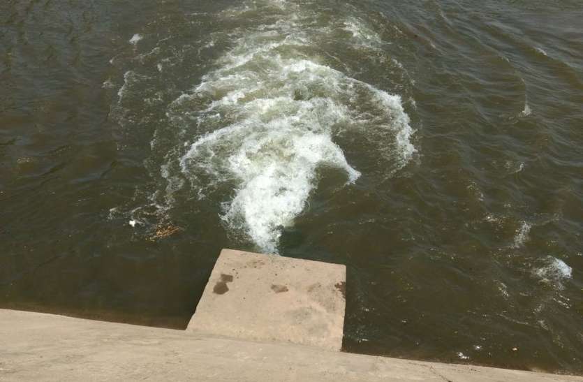 Water-riders Ghudchal dem घुड़चाल डेम से छुड़वाया पानी, 2 दिन में पहुंचेगा मेहतगांव डेम