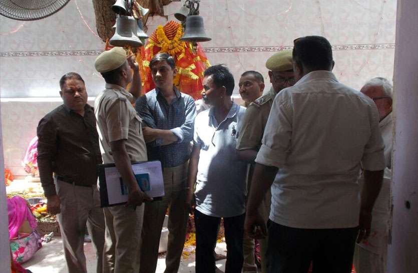 Theft in Biosa temple दो साल में तीसरी बार बायोसा मंदिर में चोरी