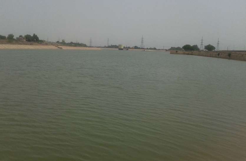 Canal water supply stop शुरूआत में हांफा पीएचईडी का सिस्टम