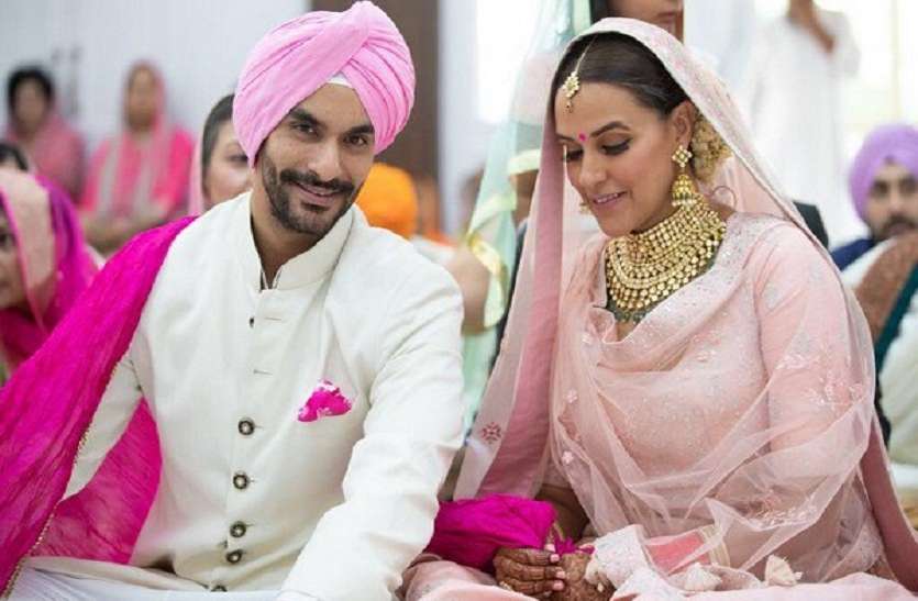 neha dhupia बिशन सिंह बेदी के बेटे अंगद से नेहा धूपिया ने रचाया विवाह, सोशल मीडिया पर तस्वीरें वायरल