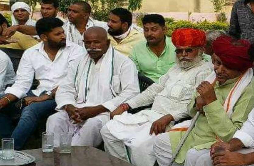 kirodi bainsla महापंचायत को सफल बनाने के लिए गुर्जर नेता सक्रिय
