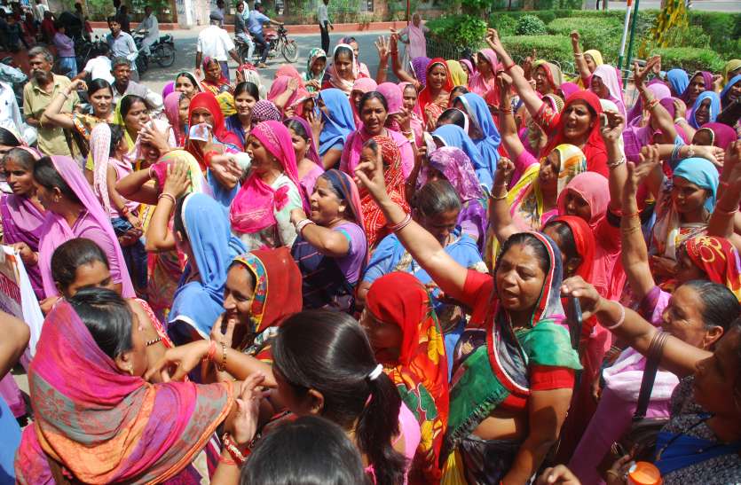 guna news, guna patrika, patrika bhopal, aganwadi workers, cm, union, aganwadi union, मानदेय बढ़ाने की मांग को लेकर आंगनबाड़ी कार्यकर्ता सौंपेंगी ज्ञापन