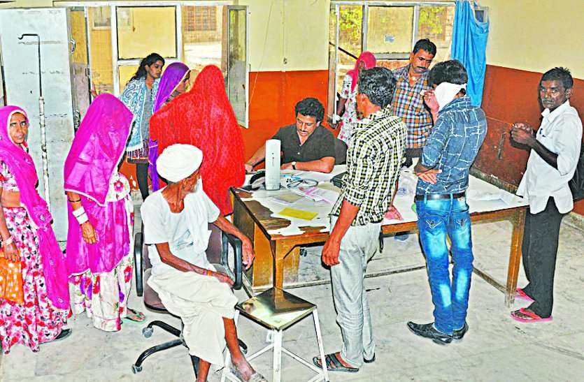 Emergency Ward, barmer hospital Management एमसीआइ टीम को बताया इमरजेंसी वार्ड, अब यहां फिर से चल रही ओपीडी