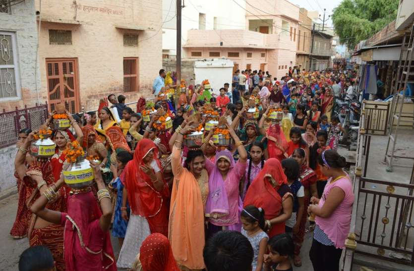 nagaur news धूमधाम से मनाया शनिदेव जन्मोत्सव