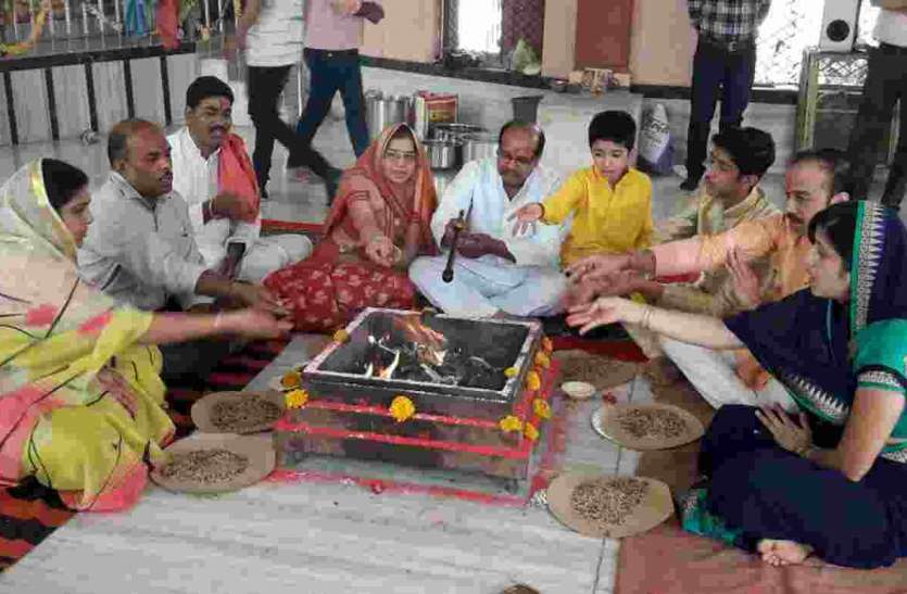 pratapgarh सांईधाम मंदिर में धूमधाम से मनाया पाटोत्सव