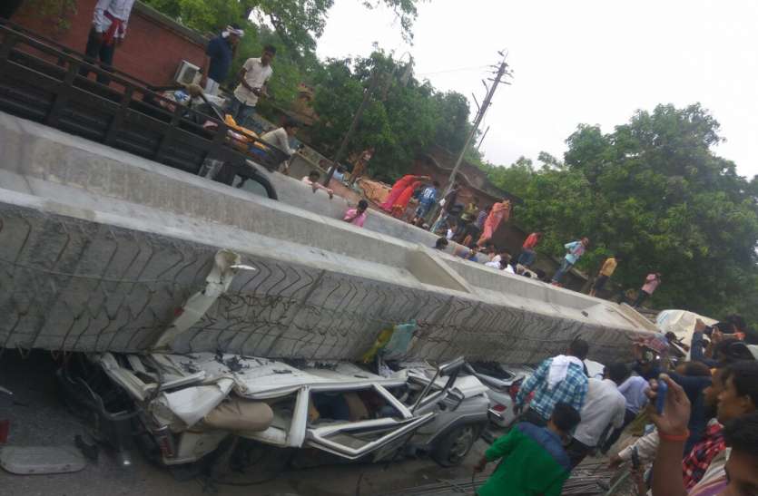 Flyover collapse in Varanas CM योगी की फ्लाईओवर हादसे पर दूसरी बड़ी कार्रवाई, सेतु निगम के अधिकारी व ठेकेदार पर इन धाराओं में मुकदमा दर्ज