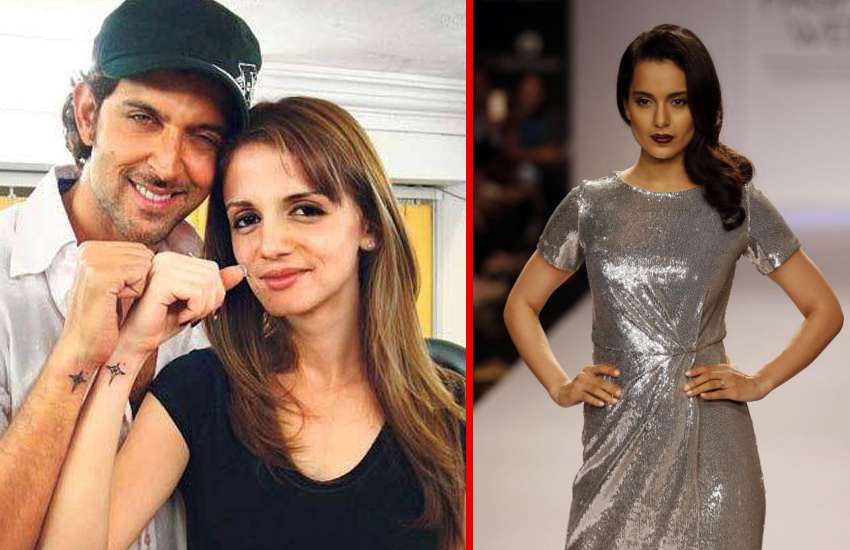 hrithik roshan, suzzanne khan and kanagana ranaut
