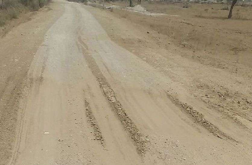 churu घोषणा कर सड़क बनाना भूल गए मंत्री